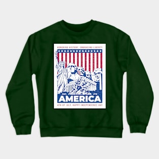 Independence Day. America. 4th July Crewneck Sweatshirt